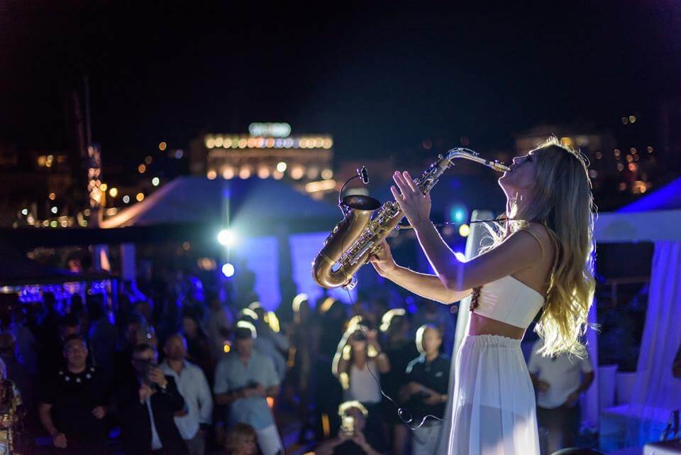 Wedding saxophonist Ibiza